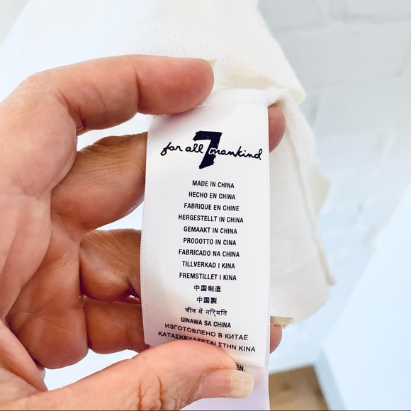 7 For All Mankind Linen & Wool Tank Top (S) - Picture 6 of 7